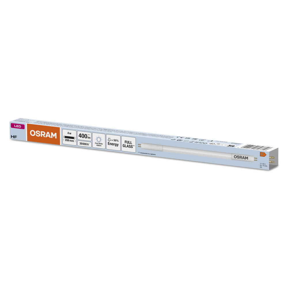 OSRAM LED Röhre TUBE T5 HF SHORT 288 mm 4W 840, 400 lm, 4000 K, Kaltweiß-LEDVANCE Shop