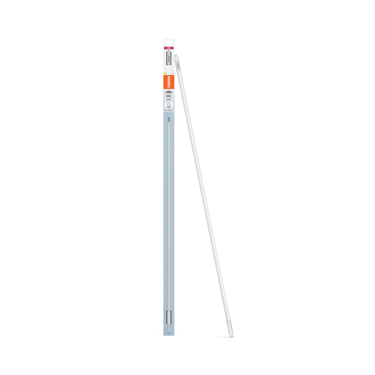 OSRAM LED TUBE T5 HF in Röhre, zweiseitig gesockelt-Form, Leuchtmittel, Bleifreies Glas, Matt, 26 W, (ex 54 W), 4000 lm, Kaltweiß, 4000 K, 30000 h, CRI 80
