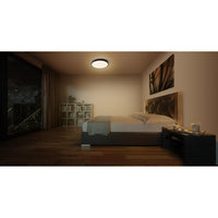 OSRAM ORBIS Slim Moia plafondlamp, zwart, 36W, 4500lm