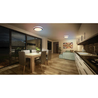 OSRAM SMART + WIFI Magic plafondlamp, wit/zwart, 38W, 50cm, 1050lm