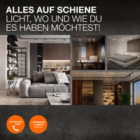 OSRAM TRACKLIGHT stroomrailtoevoer, midden, wit