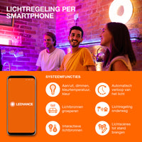 LEDVANCE Wifi SMART+ Beam Wandleuchte, RGB+, TW, 8W, 3000-6500K, Schwarz-LEDVANCE Shop