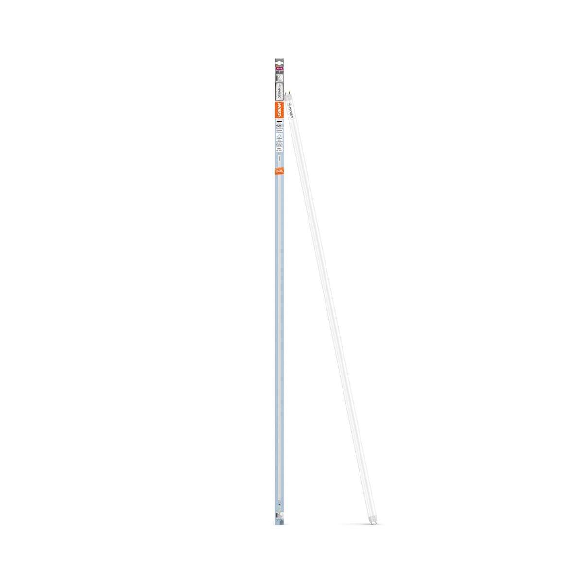 OSRAM LED TUBE T8 EM ULTRA OUTPUT in buisvorm, aan beide kanten voorzien van een fitting, LED-buis, loodvrij glas, mat, 29 W, (ex 58 W), 3500 lm, koudwit, 4000 K, 30.000 uur, CRI 80