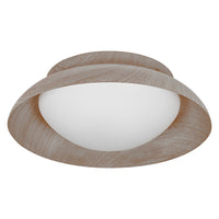 OSRAM ORBIS MILAN plafondlamp 305 mm, houtkleur, 2x E27