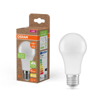 OSRAM LED PCR-LAMPEN MET CLASSIC A, LED-lamp, mat, 10 W, (ex 75 W), 1055 lm, warmwit, 2700 K, 15.000 uur, CRI ≥80, PCR-recycling