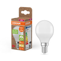 OSRAM LED PCR-LAMPEN MET CLASSIC P, LED-lamp, mat, 3,3 W, (ex 25 W), 250 lm, warmwit, 2700 K, 15.000 uur, CRI ≥80