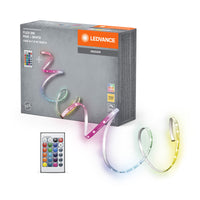 LEDVANCE FLEX 5M LED-strip RC, wit, 14 W, 900 lm, warmwit licht, ingebouwde geluidsontvanger, RGB-kleursensor, afstandsbediening, lange levensduur, eenvoudige montage, beschermingsklasse IP20