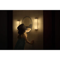 OSRAM CLASSIC CYLINDER badkamerwandlamp 320 mm, E14, zilver/grijs