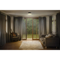 OSRAM ORBIS MILAN plafondlamp 305 mm, zwart, 2x E27