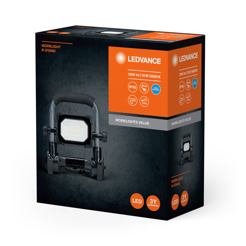 LEDVANCE WORKLIGHTS VALUE R-STAND Baustrahler 10W, 1000lm, 6500K-LEDVANCE Shop