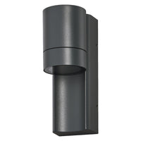 OSRAM ENDURA CLASSIC ISIDOR W Buitenlamp, wandlamp, GU10-fitting, donkergrijs, aluminium, snelle & eenvoudige installatie, matte diffuser, beschermingsklasse IP65, geschikt voor buitengebruik