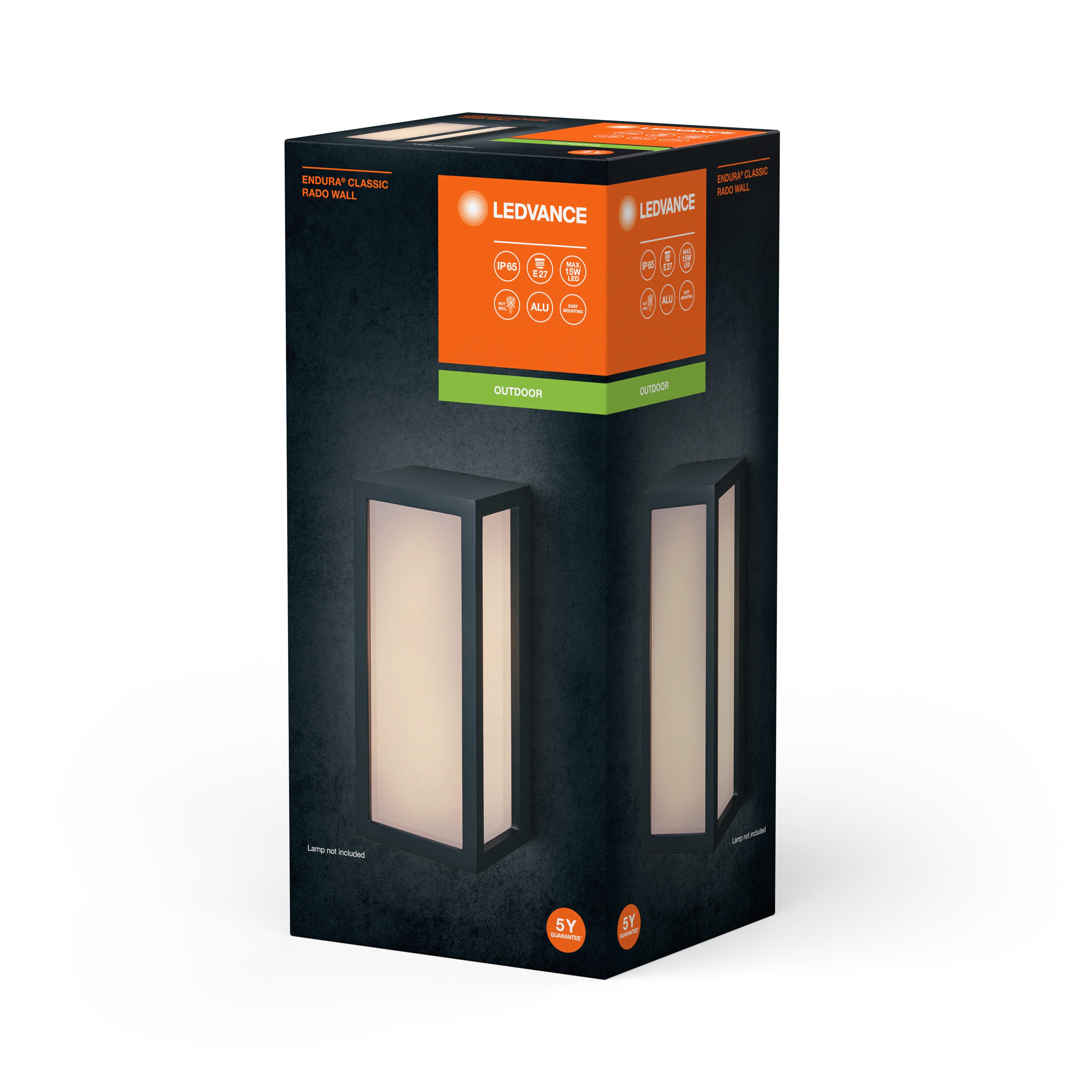 LEDVANCE ENDURA CLASSIC RADO W Außenwandleuchte, dunkelgrau-Außenwandleuchten-LEDVANCE Shop