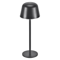 OSRAM ENDURA STYLE TABLE buitenlamp, 2,5 W, 200 lm, donkergrijs, tafellamp, oplaadbare accu, beschermingsklasse IP54, traploos dimmen, geheugenfunctie voor lichtsterkte