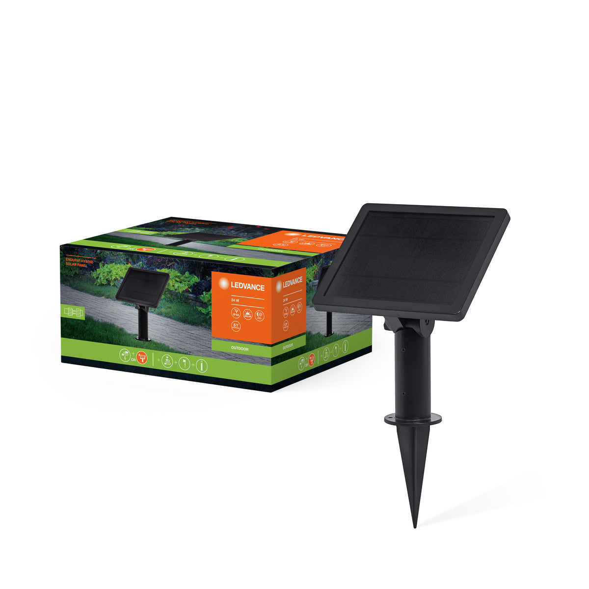 LEDVANCE ENDURA HYBRID Solar-Panel, schwarz-Zubehör-LEDVANCE Shop