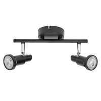 OSRAM LED-spot GU10 plafondlamp 2 x 3,4W, 460lm, zwart