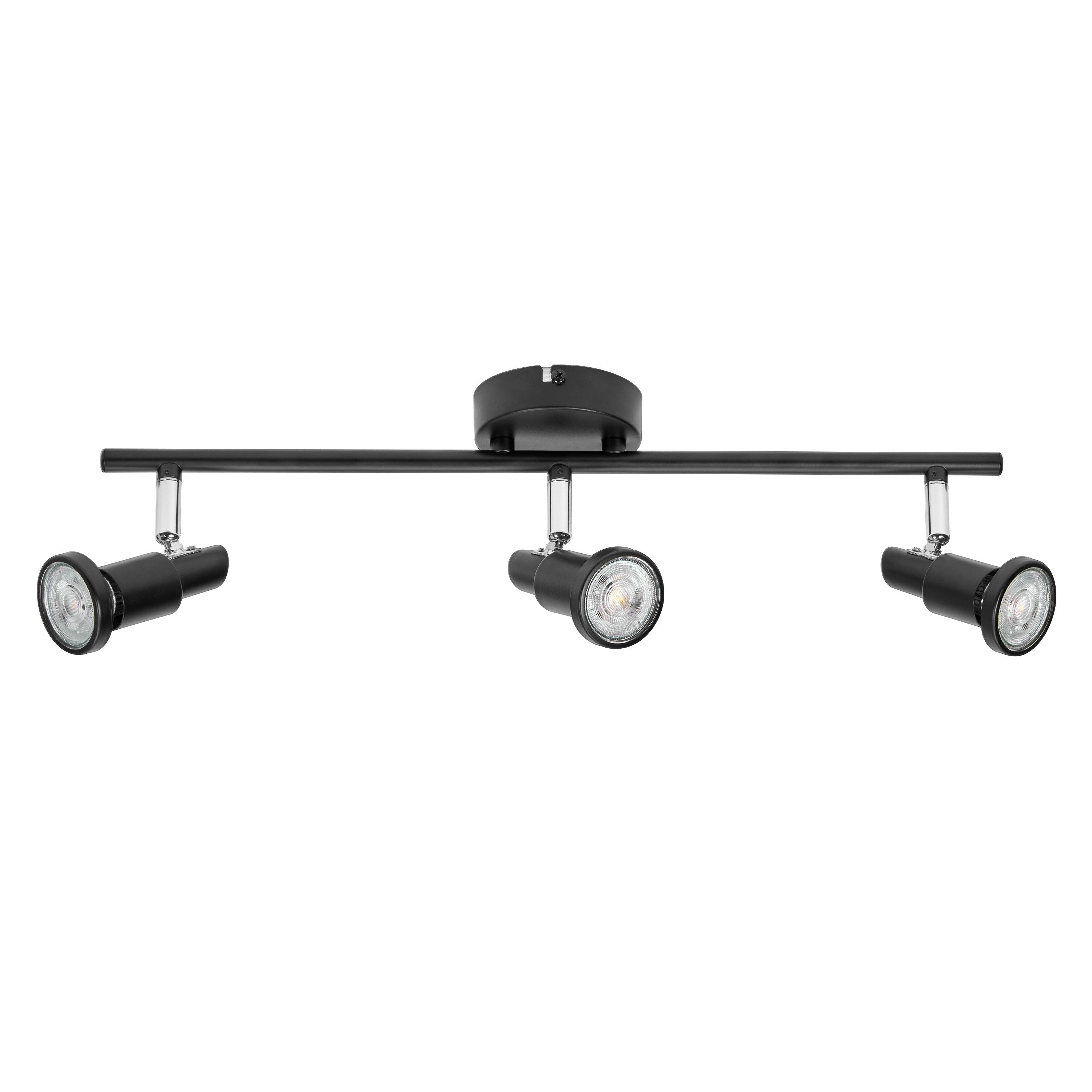 LEDVANCE LED SPOT GU10 Deckenleuchte 3 x 3,4W, 690lm, schwarz-Deckenleuchten-LEDVANCE Shop