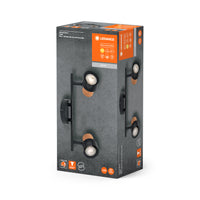 LEDVANCE DECOR SPOT CORK Deckenleuchte, 2 x 3,4W, 460lm, schwarz-Deckenleuchten-LEDVANCE Shop