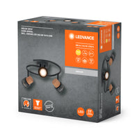 LEDVANCE DECOR SPOT CORK Spiral Deckenleuchte, 3 x 3,4W, 690lm, schwarz-Deckenleuchten-LEDVANCE Shop