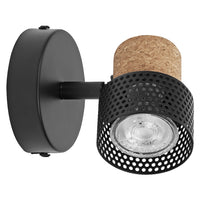 OSRAM DECOR SPOT CORK plafondlamp, 1 x 3,4W, 230lm, zwart