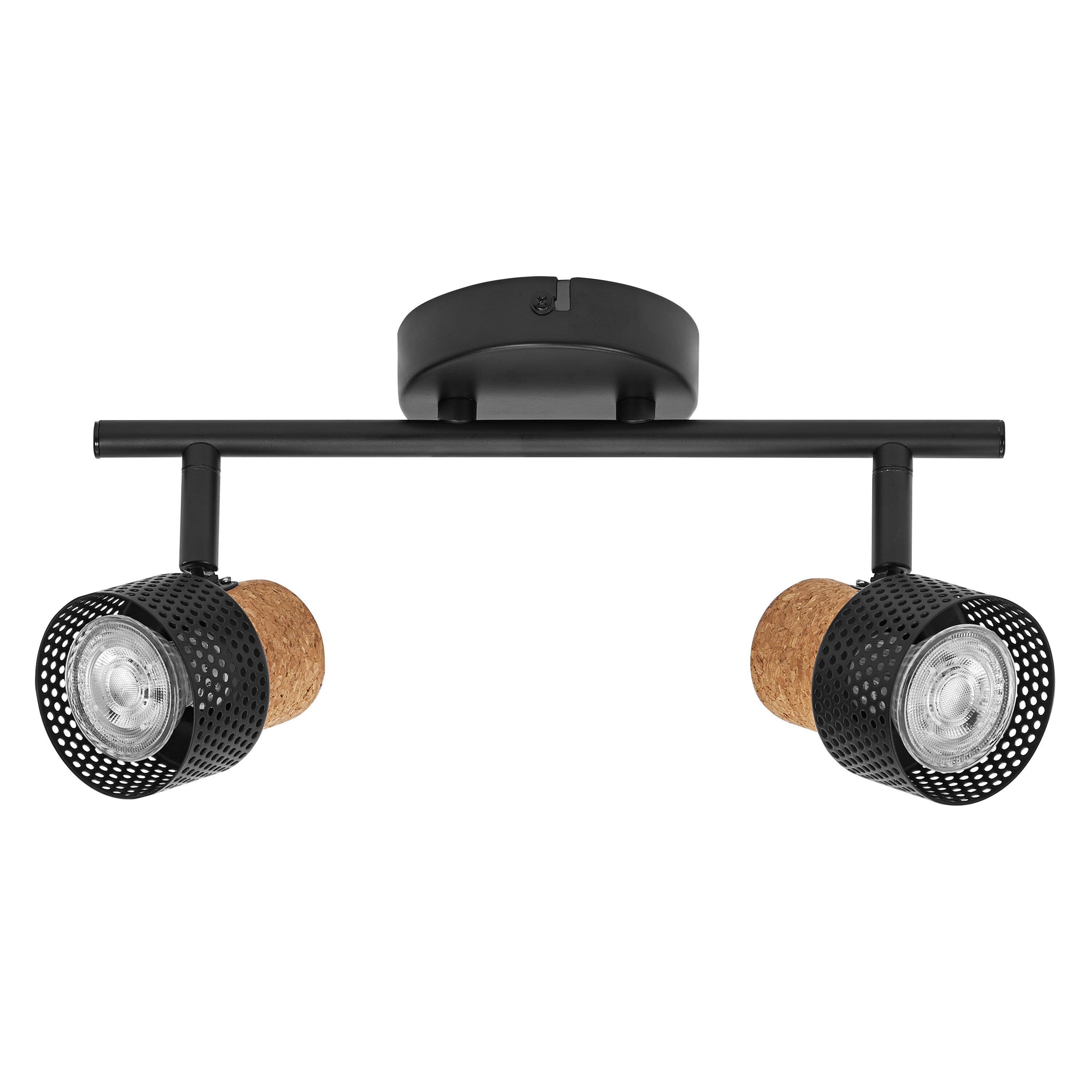 LEDVANCE DECOR SPOT CORK Deckenleuchte, 2 x 3,4W, 460lm, schwarz-Deckenleuchten-LEDVANCE Shop