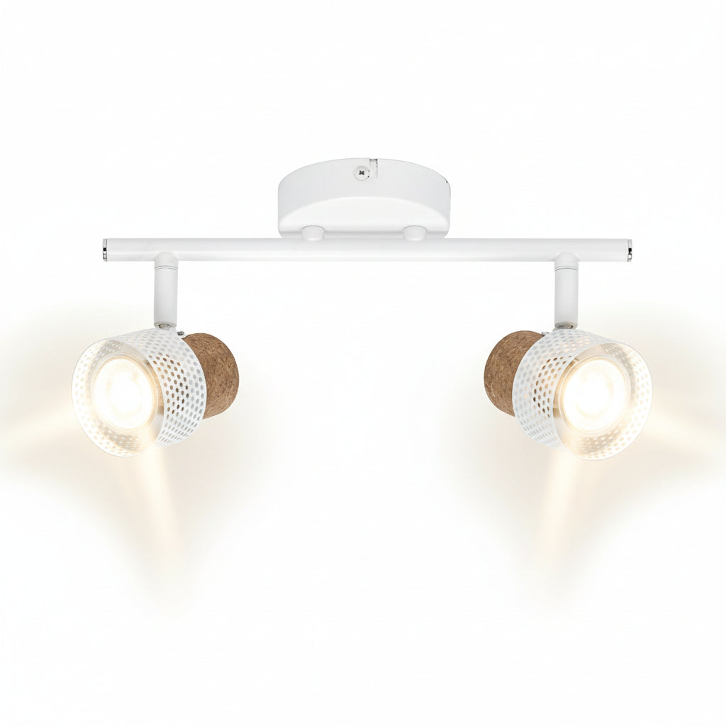 OSRAM DECOR SPOT CORK plafondlamp, 2 x 3,4W, 460lm, wit