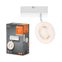 LEDVANCE DECOR SPOT SATURN, 11 W, 340 lm, wit, spot, verstelbare koppen, veelzijdig inzetbaar, spot voor binnen, 3-traps regeling van de kleurtemperatuur, hoogwaardige behuizing