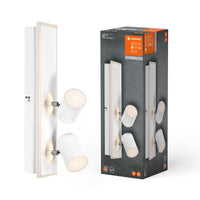LEDVANCE DECOR SPOT MARS, 29 W, 1.490 lm, wit, spotlamp, verstelbare koppen, veelzijdig inzetbaar, spot voor binnen, warmwitte lichtkleur, hoogwaardige uitstraling, eenvoudige montage