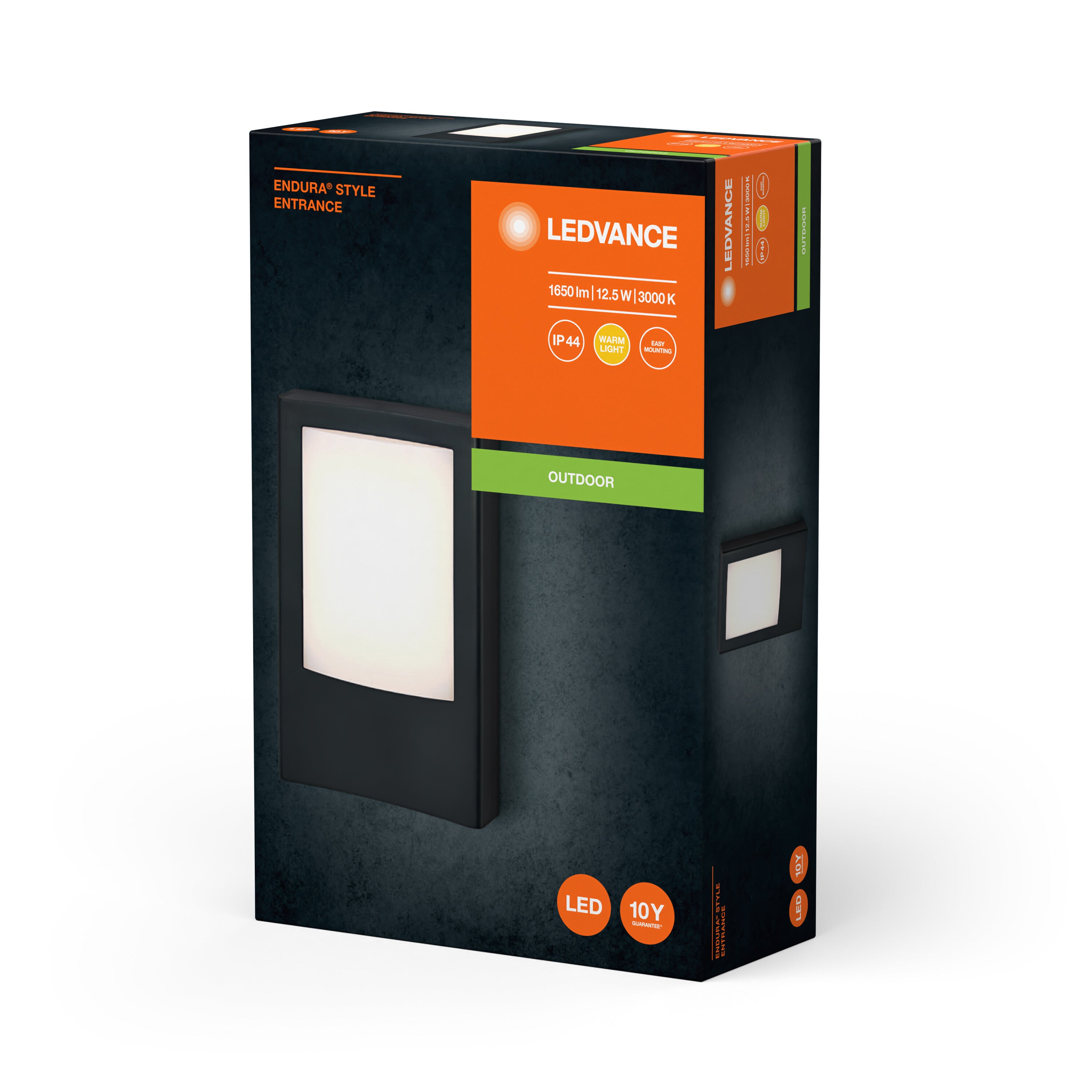 LEDVANCE ENDURA STYLE ENTRANCE Außenwandleuchte, 12,5W, 900lm-Außenwandleuchten-LEDVANCE Shop