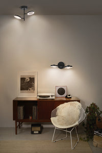 LEDVANCE DECOR SPOT SATURN, 21W, 465lm, schwarz, Spotleuchte, verstellbare Köpfe, vielseitig anwendbar, Innenraumspot, 3-stufige Farbtemperaturregulierung, hochwertiges Gehäuse