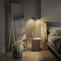LEDVANCE DECOR SPOT CORK, 2 x 3,4 W, 460 lm, zwart, spotlamp, verstelbare koppen, veelzijdig inzetbaar, spot voor binnen, verwisselbare LED-lampen, warmwitte lichtkleur, GU10