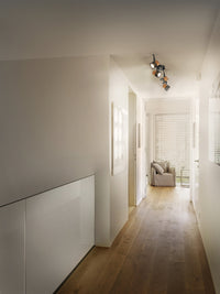 LEDVANCE DECOR SPOT CORK, 4 x 3,4 W, 920 lm, zwart, spotlamp, verstelbare koppen, veelzijdig inzetbaar, spot voor binnen, verwisselbare LED-lampen, dimbaar, warmwitte lichtkleur, GU10