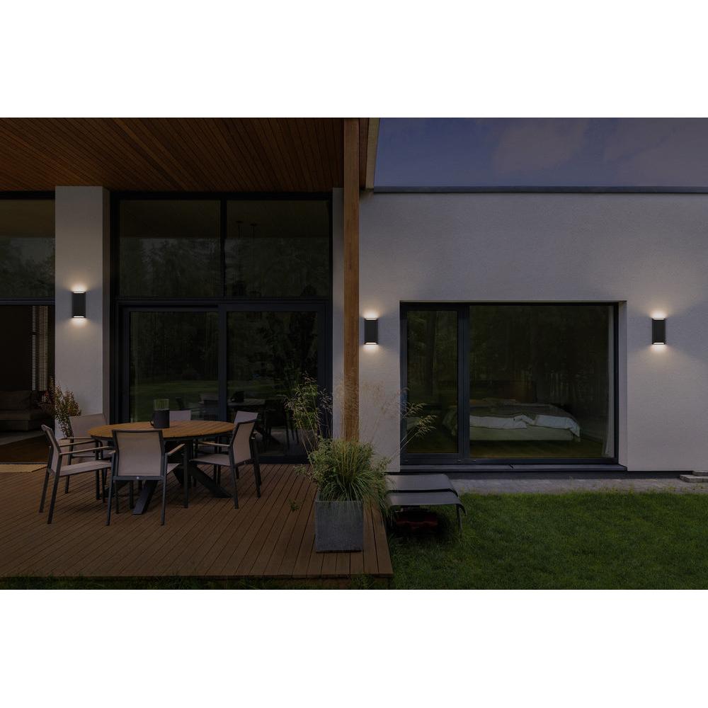 LEDVANCE ENDURA® Style IP65 Wall Idar Dark Gray, Wandleuchte, 340 lm, 3000 K, Warmweiß-LEDVANCE Shop