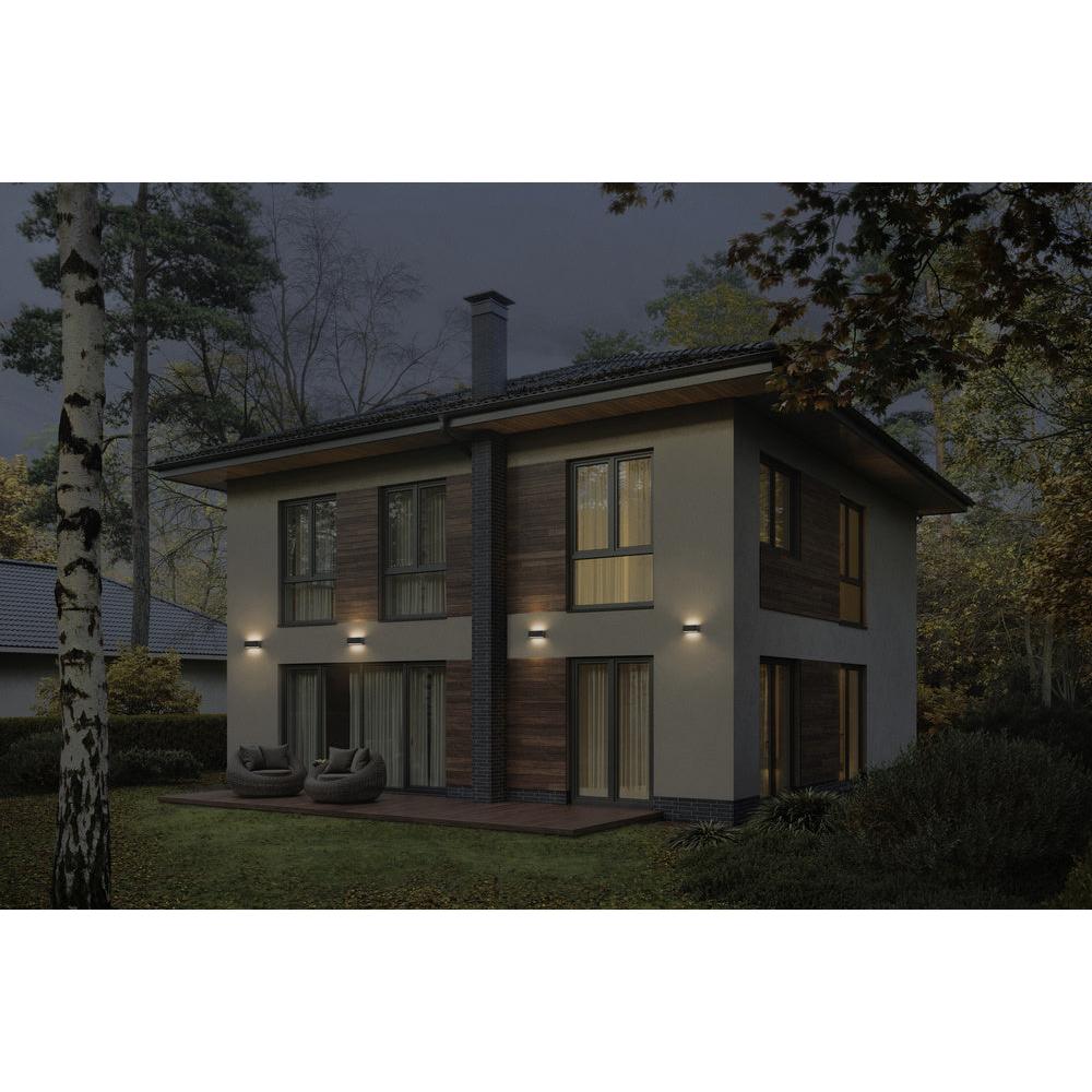 LEDVANCE ENDURA® Style IP65 Wall Idri Dark Gray, Wandleuchte, 700 lm, 3000 K, Warmweiß-LEDVANCE Shop