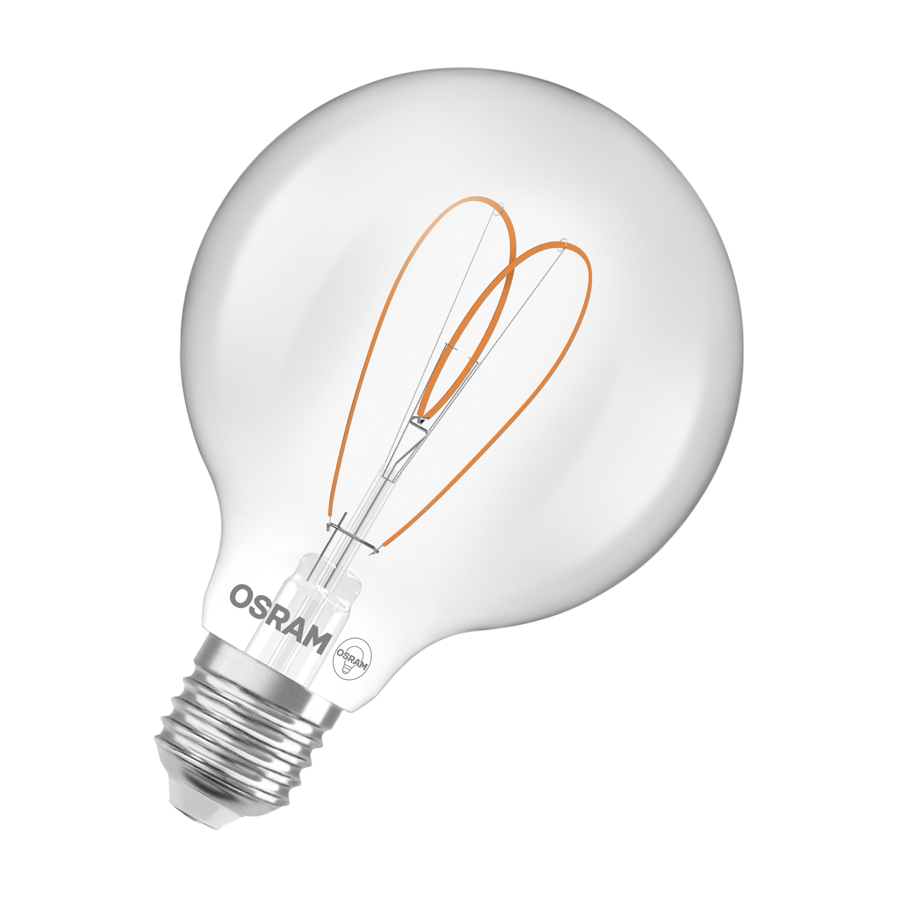 OSRAM Vintage 1906 Globe LED-Lampe Klar, 7.2W, 806lm, 2700K , Warmweiß , E27-LEDVANCE Shop