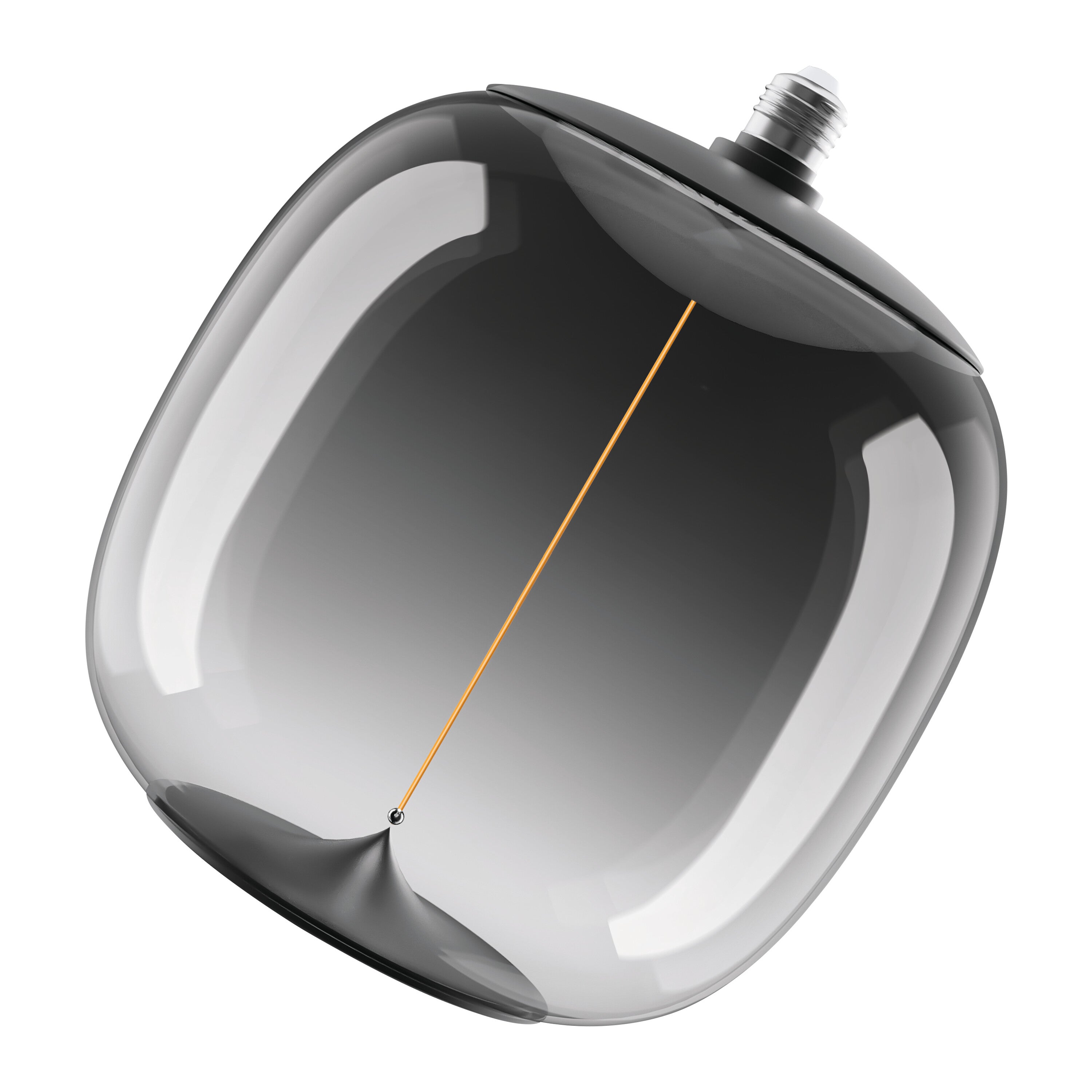 OSRAM Vintage 1906® LED BIG DECORATIVE BULB WITH FILAMENT-MAGNETIC STYLE LED-Lampe Smoke, dimmbar, 12W, 400lm, E27, OVAL , Comfort warm white-Leuchtmittel-LEDVANCE Shop