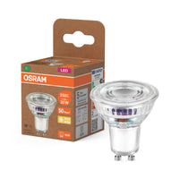 OSRAM LED-LAMPEN ENERGIE-EFFICIËNTE REFLECTOR in PAR16-uitvoering, LED-spot, loodvrij glas, 1,3 W, (ex 35 W), 240 lm, warmwit, 2700 K, energie-efficiëntieklasse: A, CRI 80