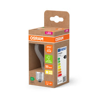 OSRAM LED Classic Lampe, Kolbenform, Klar, 2.2W, 470lm, E27 , Warmweiß-LEDVANCE Shop