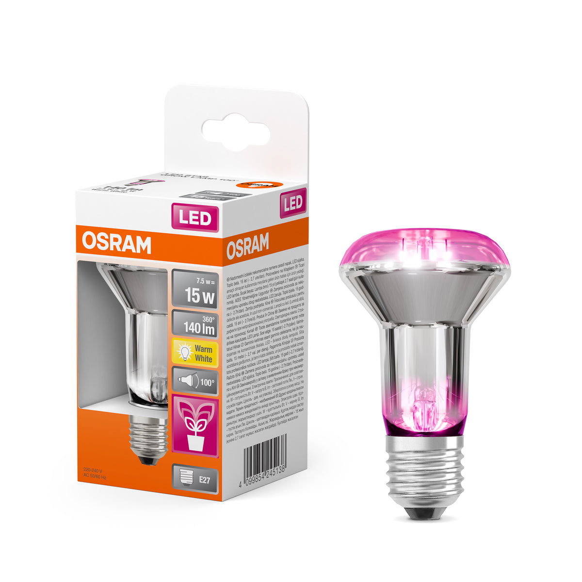 OSRAM LED Star Pflanzenlampe mit Filament, 7.5W, 140lm, E27-LEDVANCE Shop