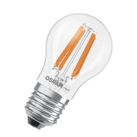 OSRAM LED CLASSIC P ENERGIE-EFFICIËNTIE A, LED-lamp, loodvrij glas, helder, 1,2 W, (ex 25 W), 255 lm, koudwit, 4000 K, energie-efficiëntieklasse: A, CRI 80