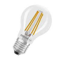 OSRAM LED CLASSIC A ENERGY EFFICIENCY A DIM in A-vorm, LED-lamp, glas, helder, 5 W, 1055 lm, 2700 K, dimbaar, energie-efficiëntieklasse: A, CRI 80