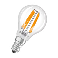 OSRAM LED CLASSIC P ENERGIE-EFFICIËNTIE A in P-vorm, LED-lamp, loodvrij glas, helder, 2,2 W, (ex 40 W), 470 lm, koudwit, 4000 K, energie-efficiëntieklasse: A, CRI 80