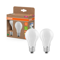 OSRAM LED Superstar Classic Lampe Frosted, 7.2W, EEK A, E27 Warmweiß 2er Pack , Warmweiß-LEDVANCE Shop