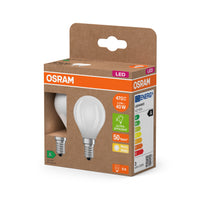 OSRAM LED Superstar Classic Lampe Frosted, 2.2W, 470lm, 45mm , Warmweiß , E14-LEDVANCE Shop
