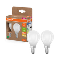 OSRAM LED Superstar Classic Lampe Frosted, 2.2W, 470lm, 45mm , Warmweiß , E14-LEDVANCE Shop