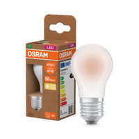 OSRAM LED CLASSIC P ENERGIE-EFFICIËNTIEKLASSE A in P-vorm, LED-lamp, loodvrij glas, mat, 2,2 W, (ex 40 W), 470 lm, warmwit, 2700 K, energie-efficiëntieklasse: A, CRI 80