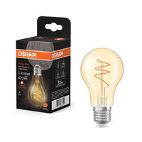 OSRAM Vintage 1906 Classic LED-Lampe Gold, 4.9W, 470lm, E27 , Comfort warm white-LEDVANCE Shop