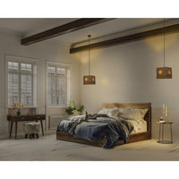 LEDVANCE DECOR Pendelleuchte Decor Cardboard Square braun, E27-LEDVANCE Shop