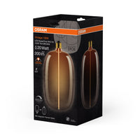 OSRAM Vintage 1906® LED BIG DECORATIVE BULB WITH FILAMENT-MAGNETIC STYLE LED-Lampe Tea Brown, dimmbar, 4.8W, ELIPSE OVAL , Comfort warm white-Leuchtmittel-LEDVANCE Shop