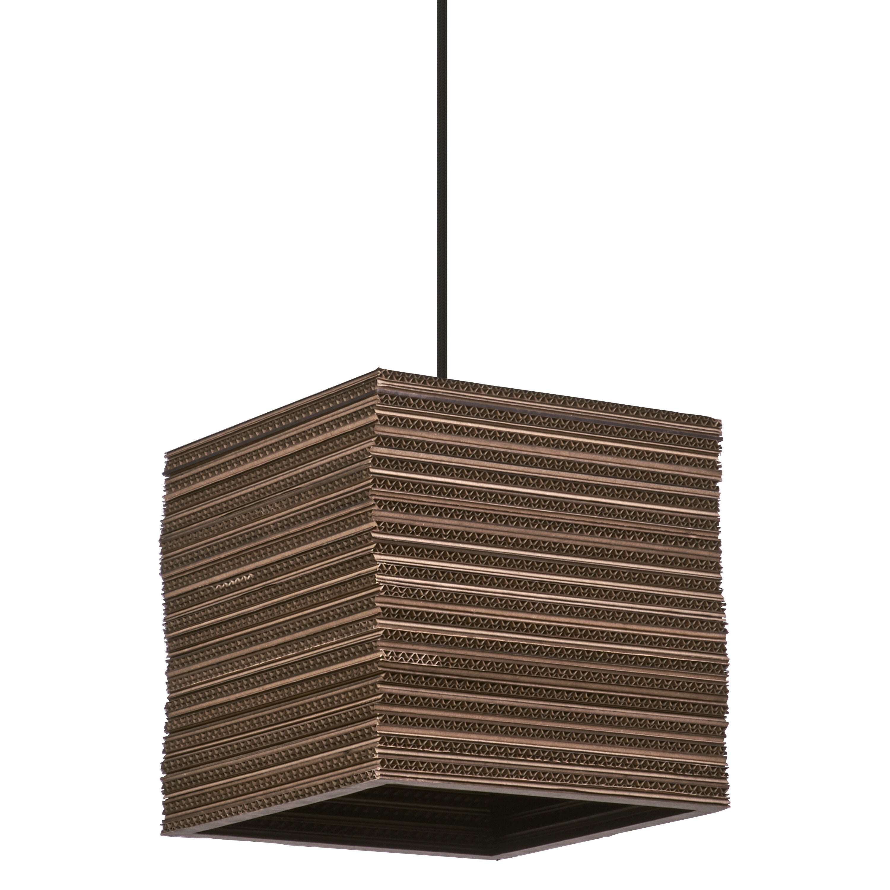 LEDVANCE DECOR Pendelleuchte Decor Cardboard Square braun, E27-LEDVANCE Shop