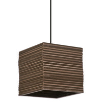 OSRAM DECOR hanglamp Decor Cardboard Square bruin, E27